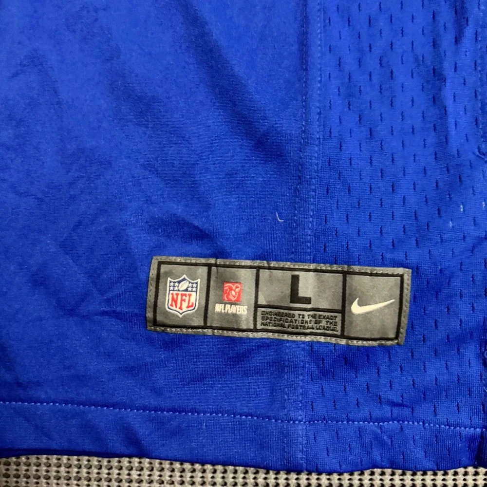 Nike NFL New York Giants Daniel Jones 8 Jersey Youth Large Blue Football